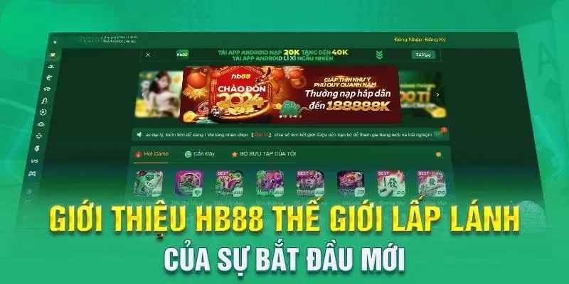 Giới thiệu trang chủ HB88 lấp lánh ánh tiền tài